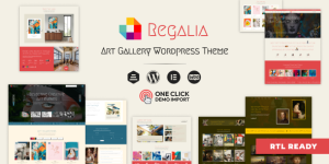 Showcase your portfolio with the stylish Regalia Artist Portfolio WordPress Theme. Access 15