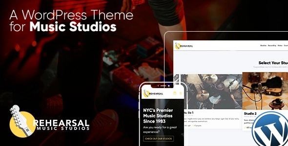 Build a modern music studio website with our WordPress theme. Easy reservations