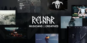 Create a stunning music website effortlessly with Reinar