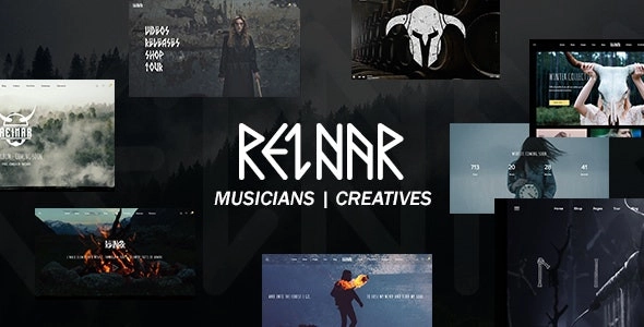 Create a stunning music website effortlessly with Reinar