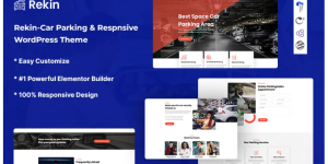 Discover Rekin - Car Parking WordPress Theme