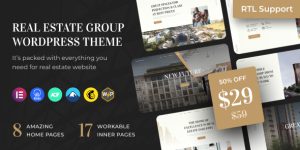 Looking to elevate your real estate website game? Meet the Reland Real Estate Group WordPress Theme