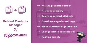 Related Products Manager for WooCommerce plugin lets you customize related products in WooCommerce. You change displayed WooCommerce related products number