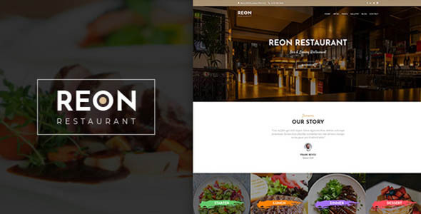 Transform your restaurant's online presence with the Reon Restaurant WordPress Theme. Download from Bevaultx and showcase your culinary delights!