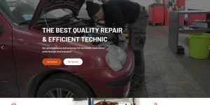 Repaid is a Car Repair Service for WordPress themes. The theme is for websites on car services