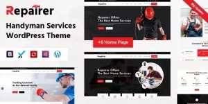 Repairer – Handyman Services  Maintenance WordPress Theme Is A Perfect Solution For Creating Professional Website For Renovation Services  Maintenance Services Such As Plumbing