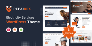 Repairex electricity services theme is a modern