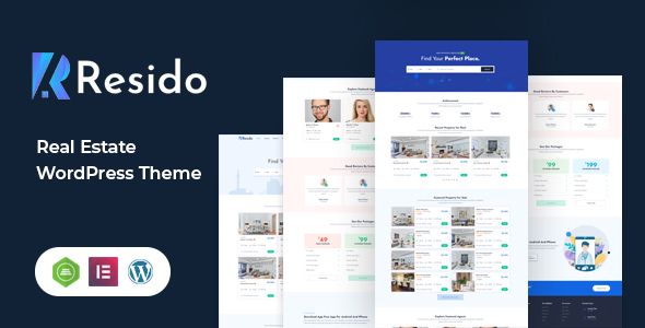 Elevate your real estate website with Resido – Real Estate WordPress Theme. Packed with features