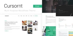 The multi-purpose modern design and strong typography makes Cursornt the perfect WordPress theme for any website. You can use Cursor for WordPress based Freelancer