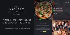 Restaurant Vincent WordPress Theme is the best rated WordPress theme in the Restaurants and Cafes category on Themeforest according to customers. Theme suits for those who want to create a website of restaurant