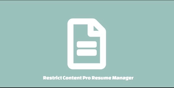 The Restrict Content Pro – Resume Manager add-on grants you membership level control over WP Job Manager’s Resume Manager add-on. Determine which membership levels should be allowed to view resumes