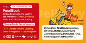 Restrofood is an online food ordering and delivery system for WordPress. You can manage your restaurant  other food ordering stuff with Restrofood. It has plenty of amazing features- quick checkout