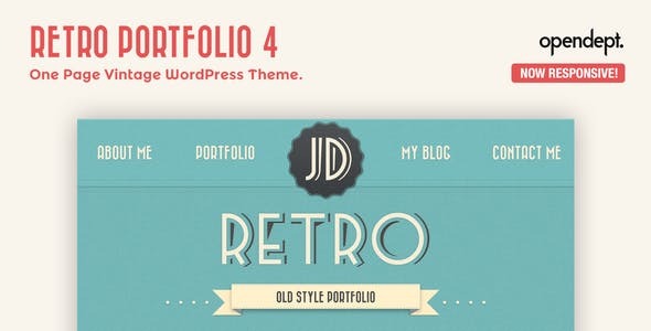 Add vintage charm to your website with the Retro Portfolio One Page Theme! Perfect for portfolios