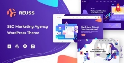 SEO Marketing Agency WordPress Theme. Gorgeous home page layouts