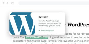 Enhance your website with the Revealer - Navigation Popup for WordPress Links. Get it on Bevaultx and unlock amazing premium themes and plugins!