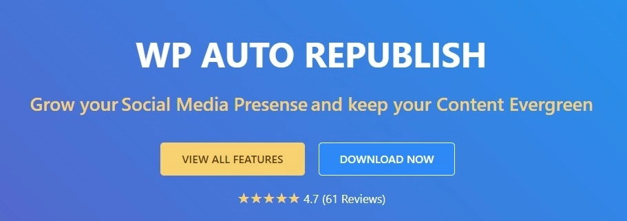 The RevivePress Premium (WP Auto Republish) plugin helps revive old posts by resetting the published date to the current date. This will push old posts to your front page