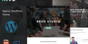 Revo Studio is the creative web agency WordPress Theme based on bootstrap 1170px