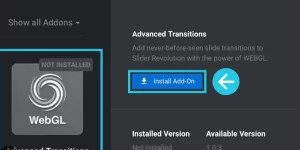 Create beautiful WebGL Transitions in Slider Revolution