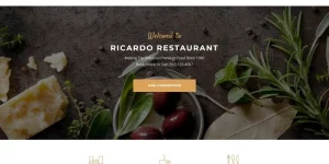 Ricardo is a fully editable and fully responsive European Food WordPress Theme