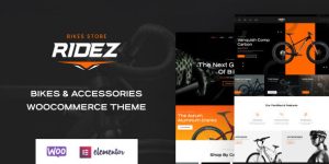 Revamp your bike shop’s online presence with Ridez: Bike Shop WordPress Theme! Easy customization