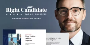 Right Candidate is a WordPress theme with eCommerce