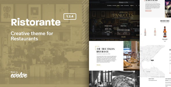 Elevate your restaurant's online presence with the Ristorante WordPress theme. Perfect for showcasing menus