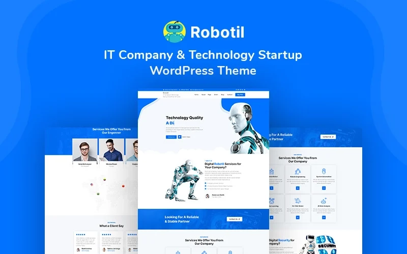 Robotil is an IT Company  Technology WordPress Theme. the have Designed for technology website. In this theme