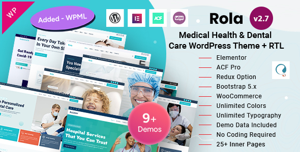 Upgrade your medical or dental website with Rola! Discover its responsive design