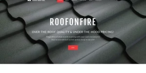 RoofOnFire is a fully editable and crossbrowser compatible roofing services WordPress theme with a clean and captivating design