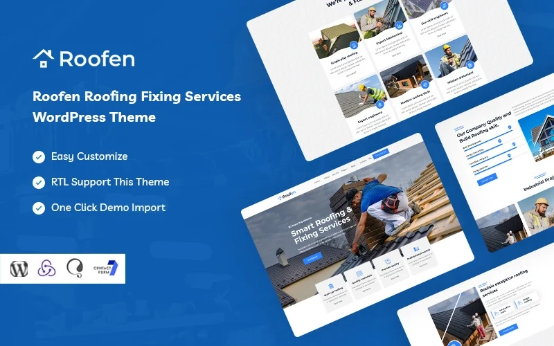 Roofen is a roofing  fixing services WordPress theme. It is designed to help you run a business of your own by providing a customized website that showcases your company's products and services. Roofen is a Roofing and Fixing Services WordPress Theme that helps you create a business website for…