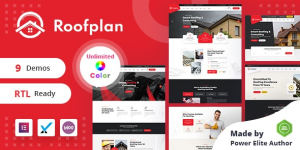 Elevate your roofing business website with RoofPlan WordPress theme. Discover seamless customization