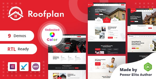 Elevate your roofing business website with RoofPlan WordPress theme. Discover seamless customization