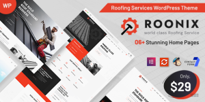 Roonix Roofing Services WordPress Theme Hey there