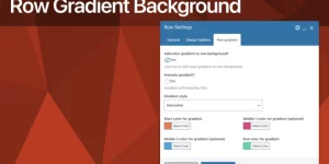 Ultimate WordPress Row Gradient Background - WordPress plugin for WPBakery Page Builder Add beautyful static or animated 2-4 colors gradients to any Row in WPBakery Page Builder with any elements.WPBakery Page Builder plugin (original version) required for plugin.