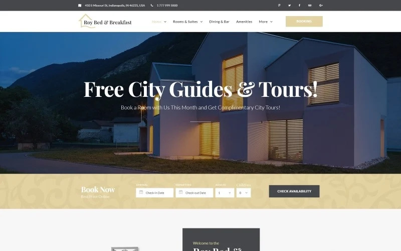 Want to tell the whole world about your hospitality business? Hotel Booking WP Theme is a perfect way to present your services on the web with style. Supplied with multiple header and footer options it will bestow you with an opportunity to play around with the look of your online…