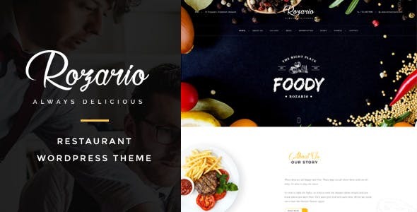 Discover Rozario Restaurant Food WordPress Theme! Perfect for any food business