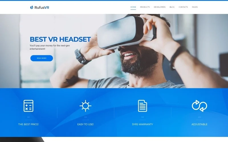 Showcase your VR project in the best light with this SEO friendly and well-documented theme. Cherry Projects portfolio and Cherry Services will help you to present all the details about your developers and products