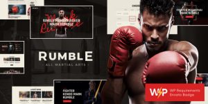 Looking for the perfect WordPress theme to showcase your boxing or mixed martial arts gym? Meet the Rumble - Boxing  Mixed Martial Arts WordPress Theme! Ideal for fitness clubs