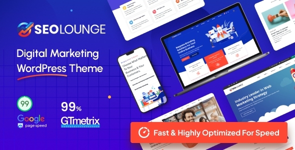 Welcome to the Ultimate SEO Agency WordPress Theme: SEOLounge If you're looking to make a mark in the digital marketing world