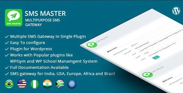 Unlock the power of SMSmaster - Multipurpose SMS Gateway for WordPress! Perfect for School