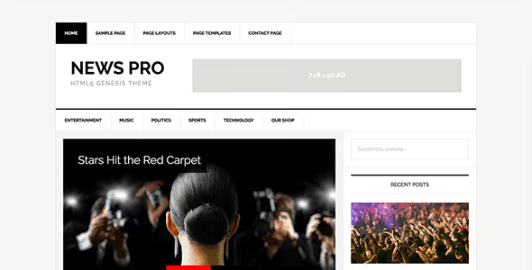 Discover the STUDIOPRESS NEWS PRO WordPress Theme