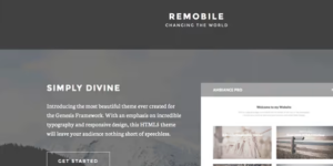 Discover the STUDIOPRESS REMOBILE PRO WordPress Theme