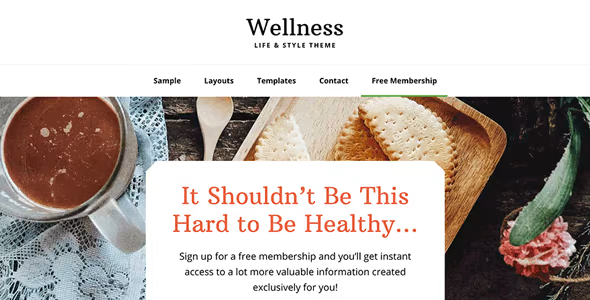 Discover the STUDIOPRESS Wellness Pro WordPress Theme