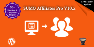 SUMO Affiliates Pro is a Comprehensive WordPress Affiliates Plugin using which you can run an affiliate system on your existing WordPress Site. You can award affiliate commissions for actions such as Affiliate signup