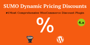 SUMO Dynamic Pricing Discounts is a Complete WooCommerce Dynamic Pricing Discounts System. This Plugin can be used to provide Quantity Discounts