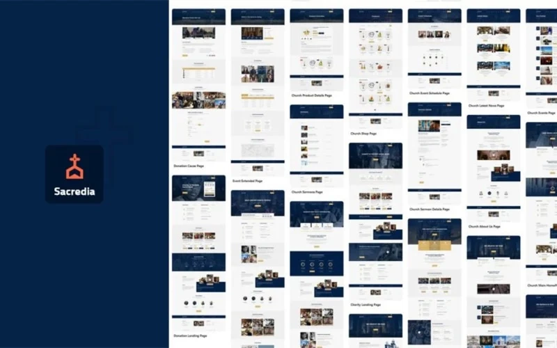 Sacredia is a Church  Non-profit WordPress theme that facilitates the use of digital technology to help sustain organizations that rely heavily on connecting to the right people. Developed with the help of an active pastor