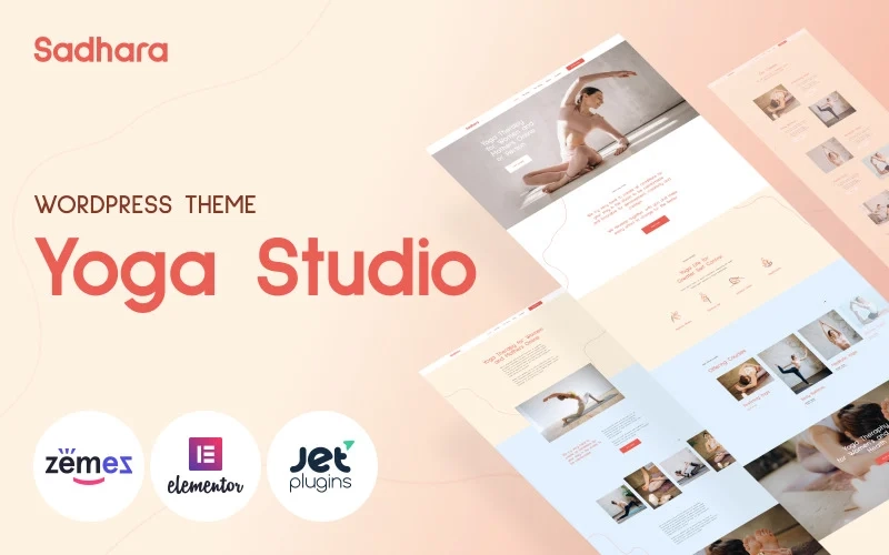 Spread your ideas about healthy living and assure people that a trained body is as good is a sharp mind! With the yoga studio WordPress theme