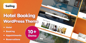 Discover the Hotel WordPress Theme Sailing for a stunning