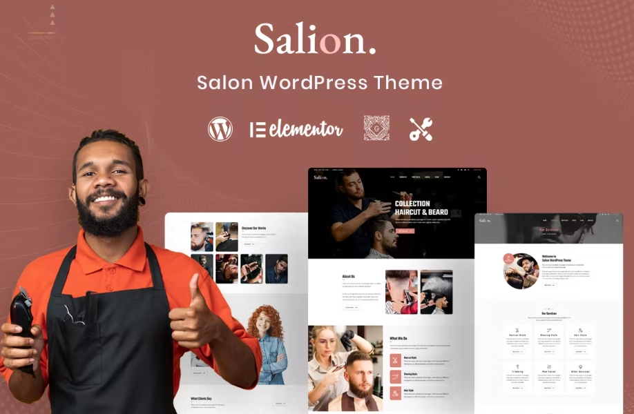 Salion is a fantastic WordPress theme perfect for anyone who wants to create a website for a beauty lounge