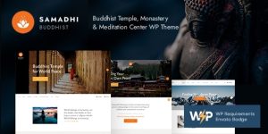 Create a serene online presence for your temple with Samadhi WordPress Theme. Subscribe to Bevaultx for easy access to Samadhi  more premium themes.